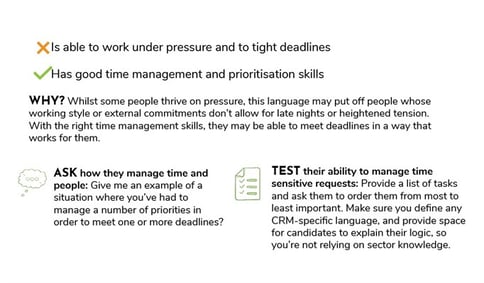 Preview of Rethinking Recruitment resource for job descriptions