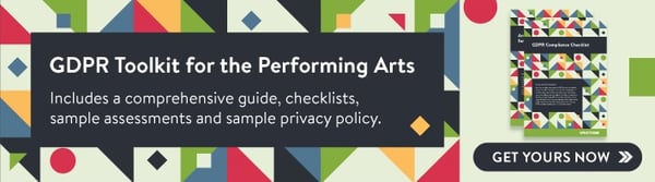 gdpr toolkit for the performing arts header banner