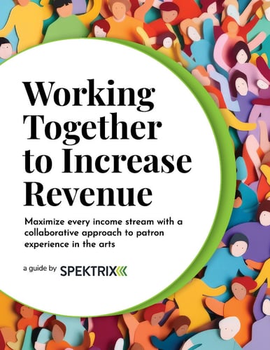 Cover of a guidebook, Working Together to Increase Revenue