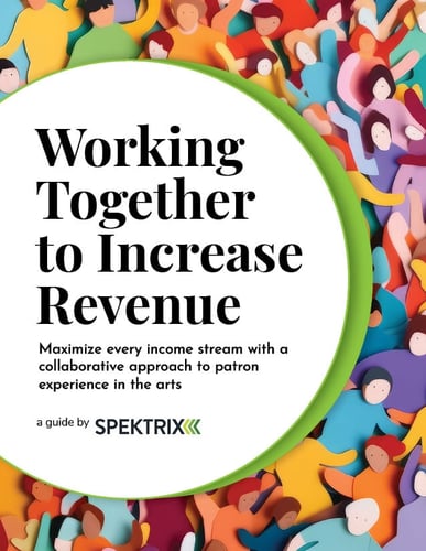Cover of a guidebook, Working Together to Increase Revenue