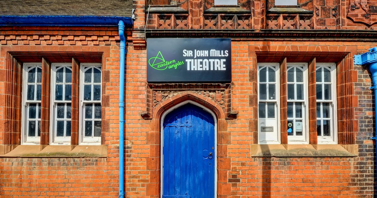 Exterior of Sir John Mills Theatre, Eastern Angles. Credit Carl Lamb