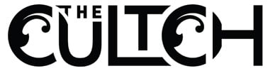 The Cultch, black lettering with ornate details like a cast iron railing