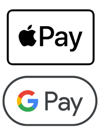 logos for apple pay and google pay 