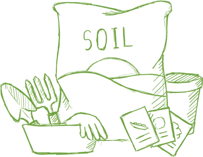 Gardening supplies to help clients nurture their organizations success