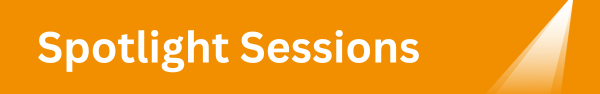 Title, Spotlight Sessions, with an icon representing a spotlight beam