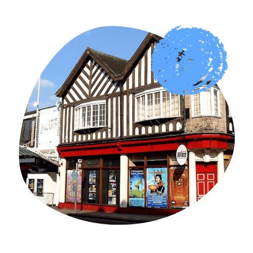 Mansfield Palace Theatre, a charming half-timbered building