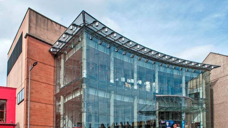An external photo of Festival Theatre in Edinburgh.