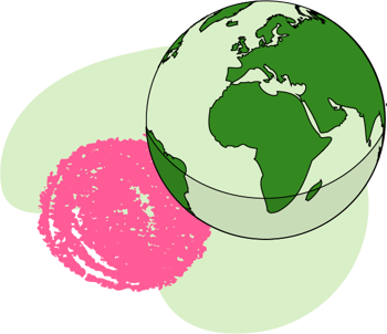 an illustration of a globe