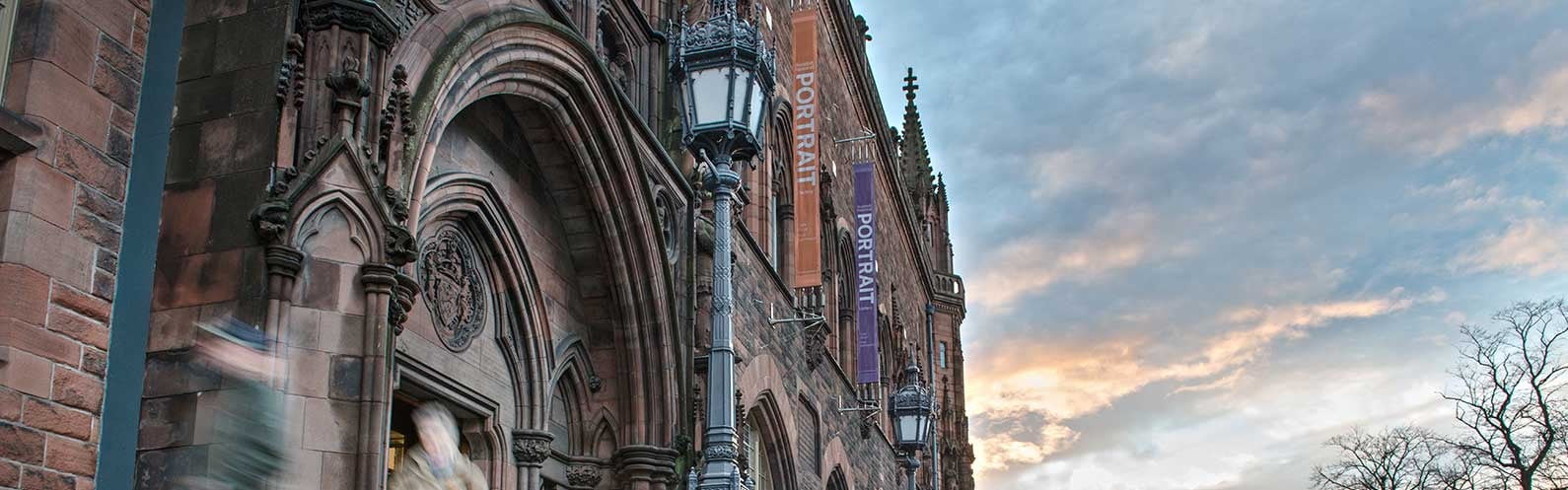 Exterior Scottish National Portrait Gallery, 2020, photo by Lisa Flemming
