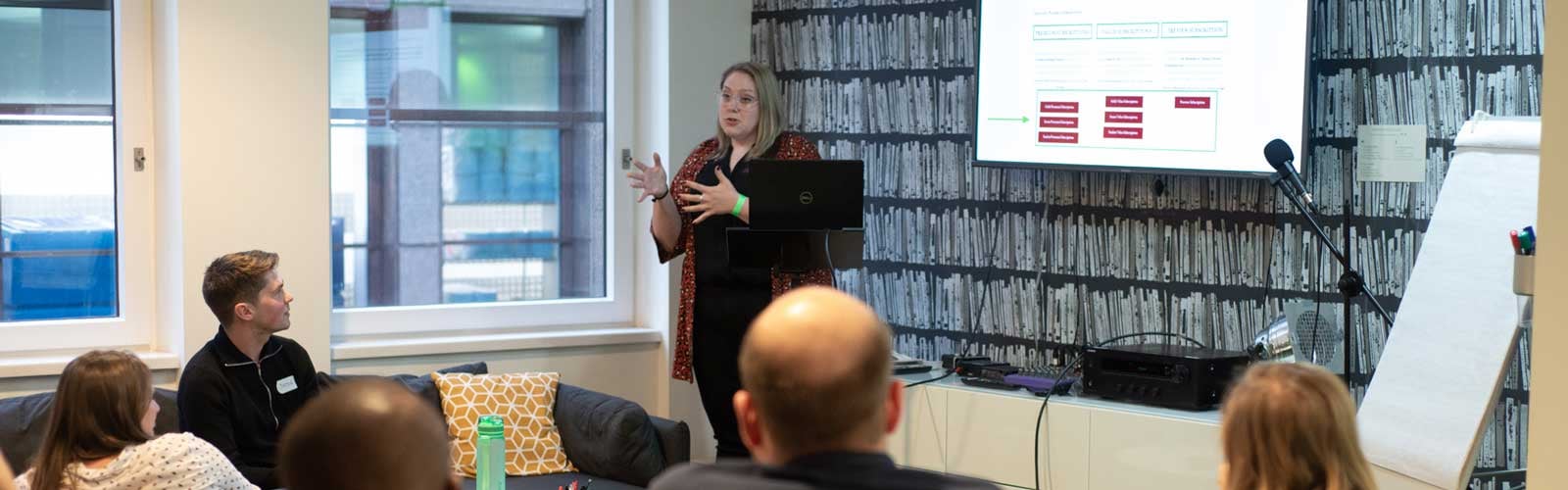Spektrix team members gather to learn from each other