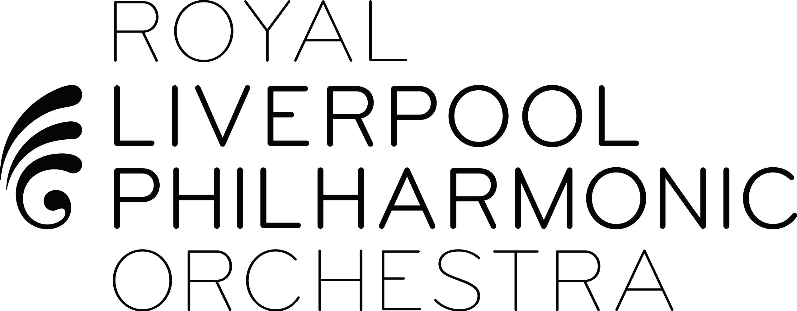 The logo for the Royal Liverpool Philharmonic