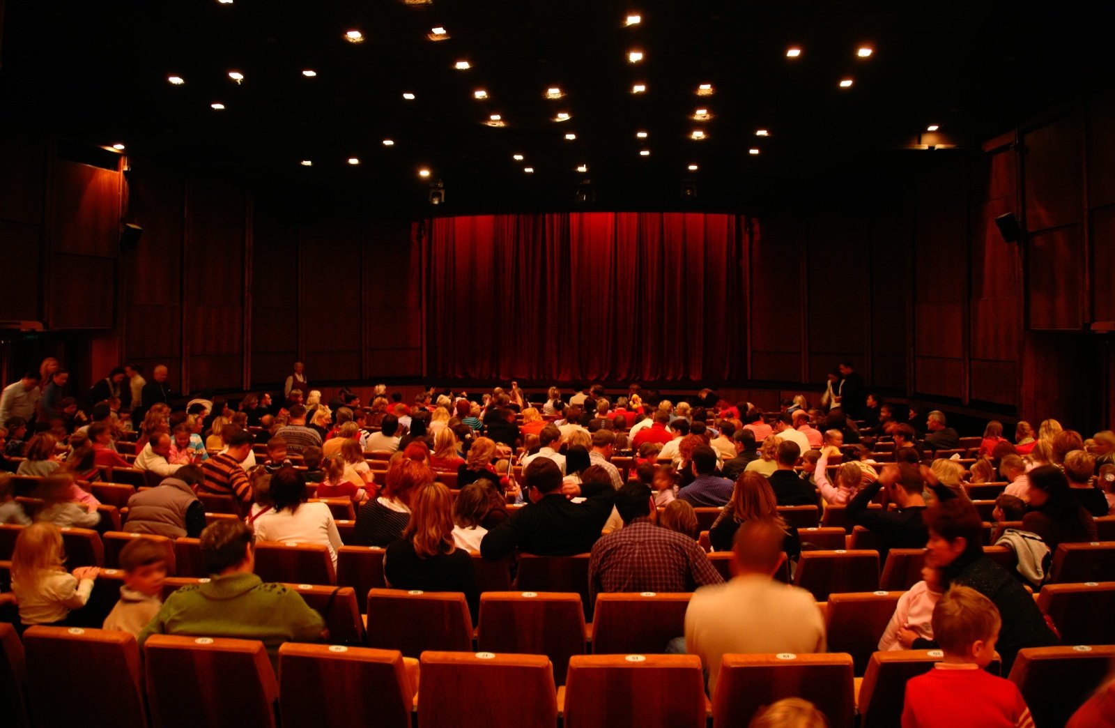 Audience waiting for a show to begin