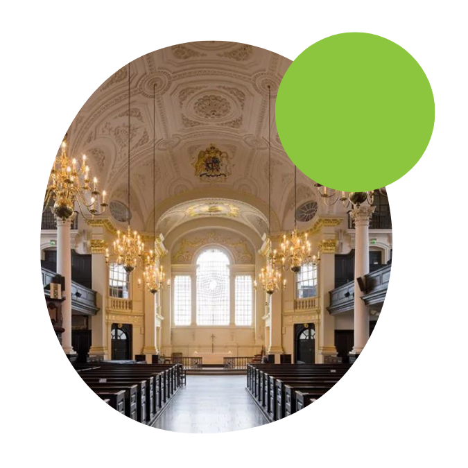 An interior shot of St-Martin-in-the-Fields
