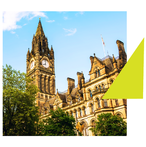 Manchester Town Hall from the street