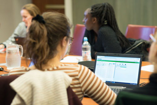 Spektrix team members work with staff at the Barbican