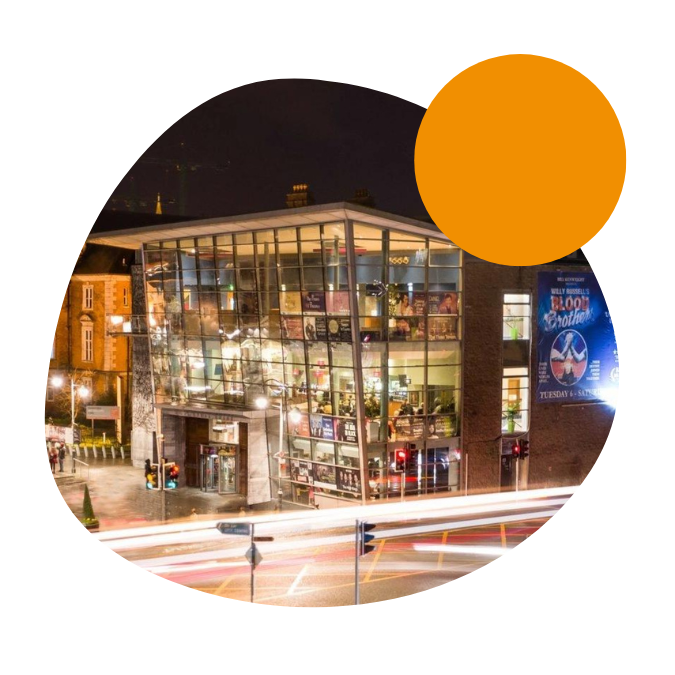 An exterior shot of the Cork Opera House