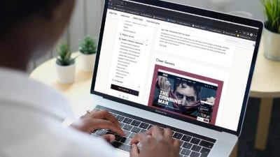 Woman explores the Spektrix Partner Directory on a laptop