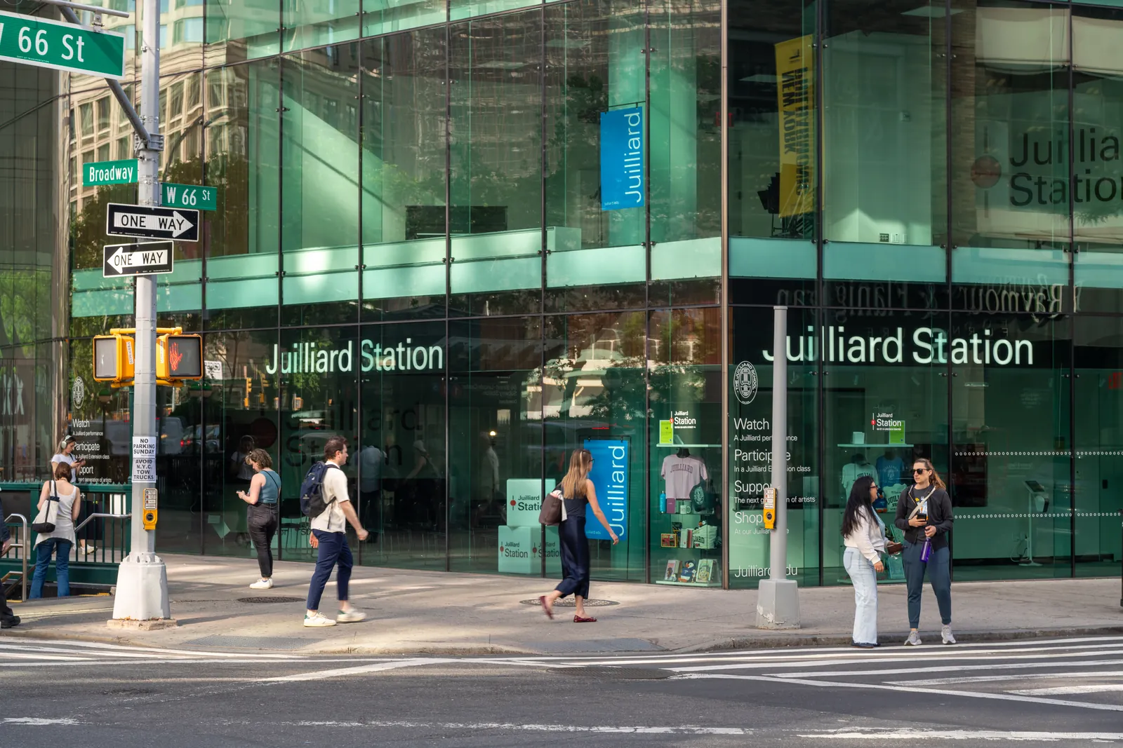 Julliard Exterior Sign Street Corner