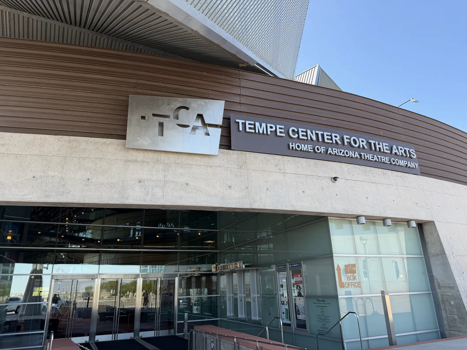 Tempe Center For The Arts Exterior Sign Front