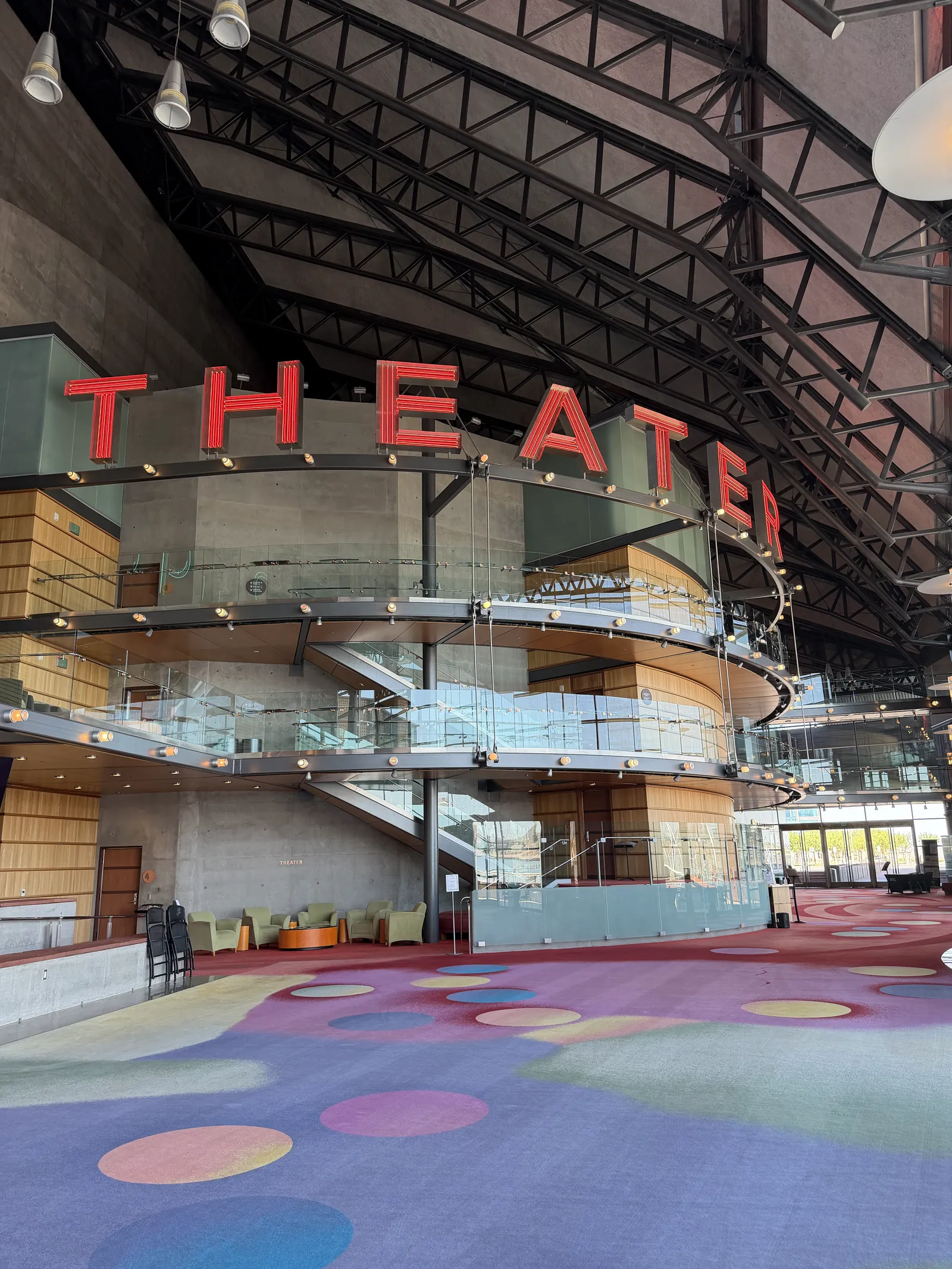 Tempe Center For The Arts Interior Theater Sign
