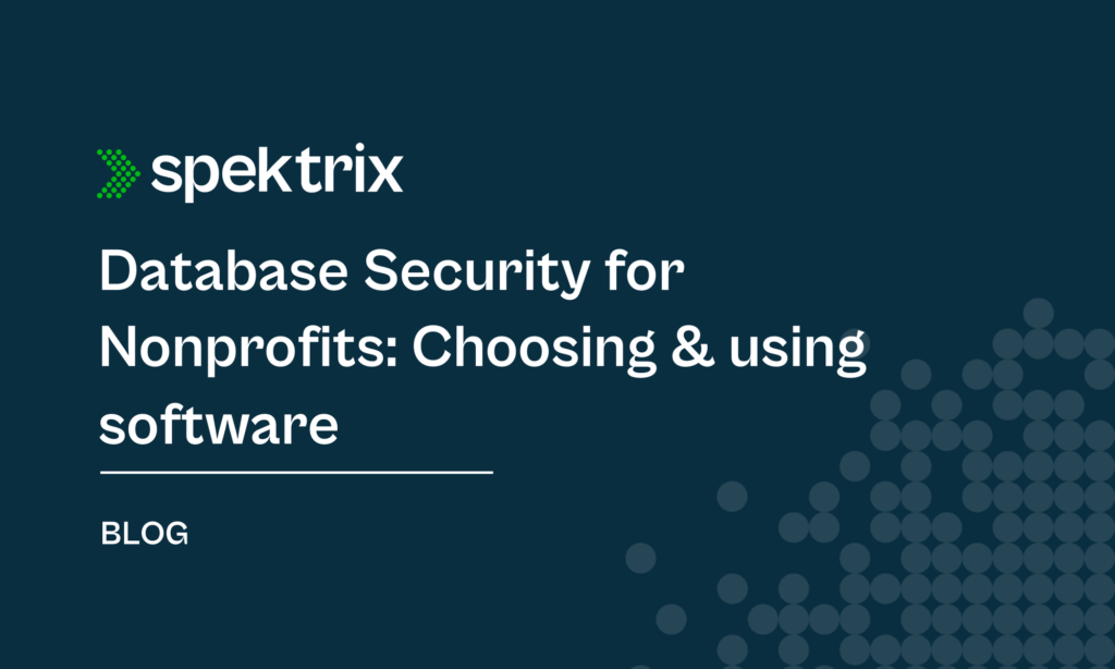 Blog Database Security For Nonprofits Choosing Using Software