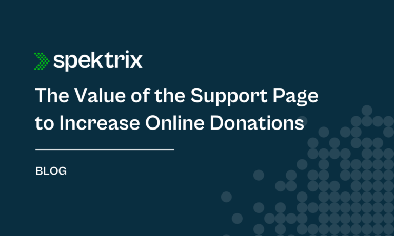 Blog The Value Of The Support Page To Increase Online Donations