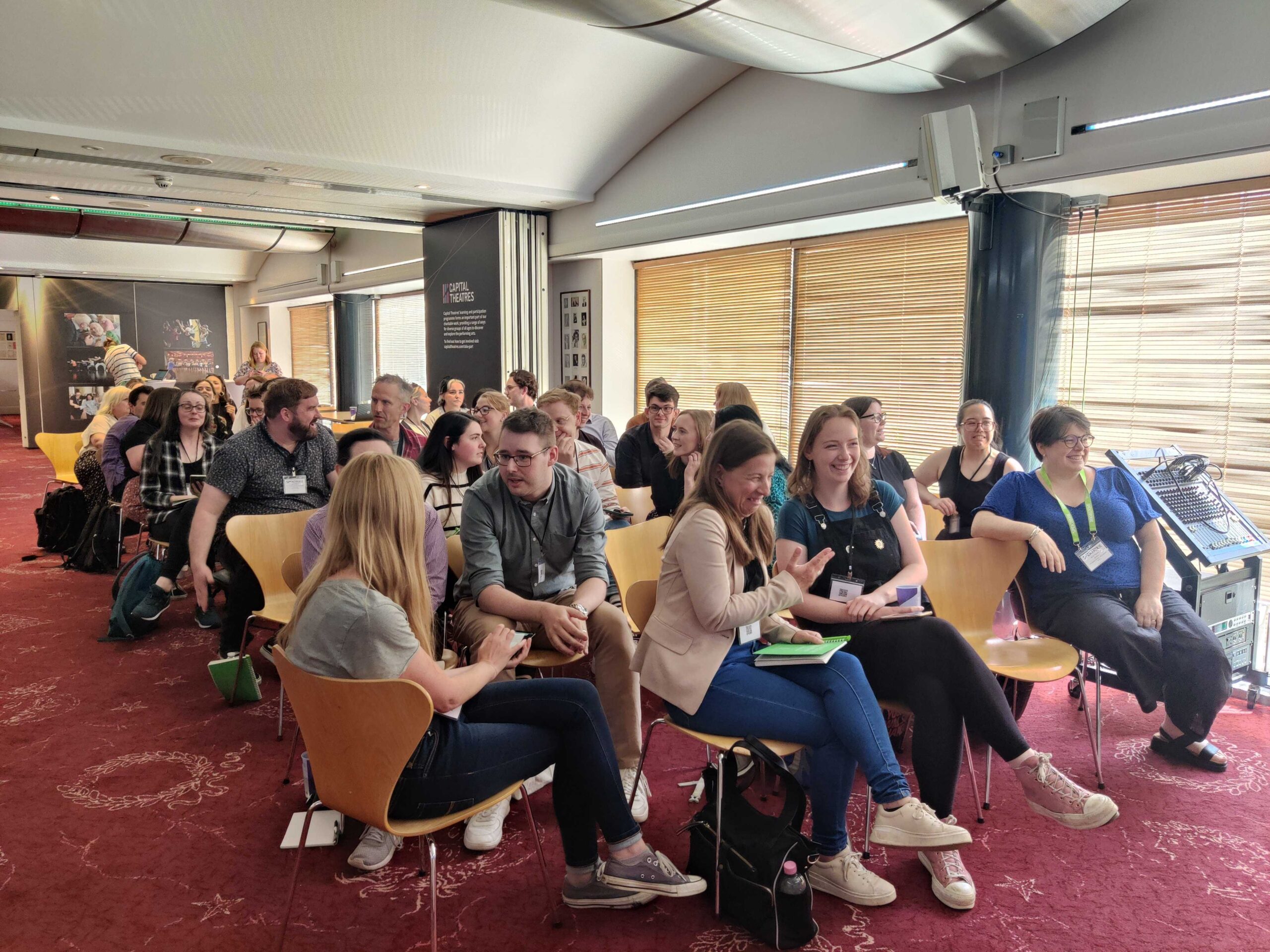 Hubs Edinburgh 2023 Chatting Attendees Scaled