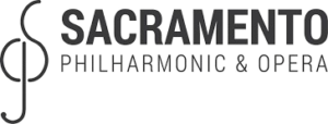 Sacramento Philharmonic Logo Black