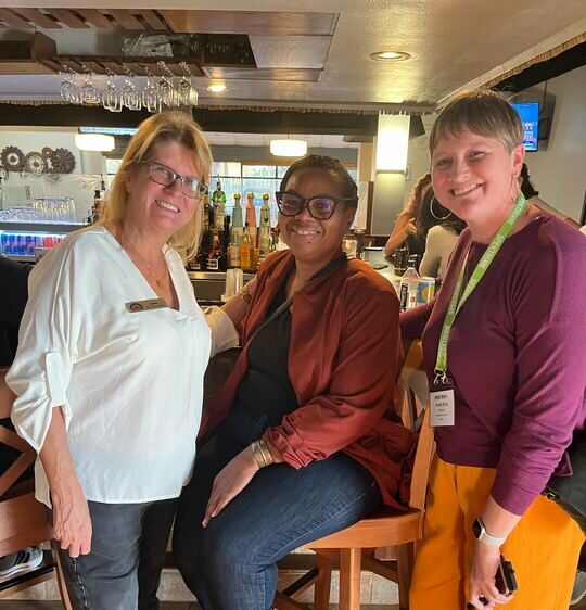 Spektrix Team Sarah King With Clients Jennifer Sweinhagen Of Athens Theatre And Bethany Meadows Miami Dade College Orlando Hub 2025 E1784083762119