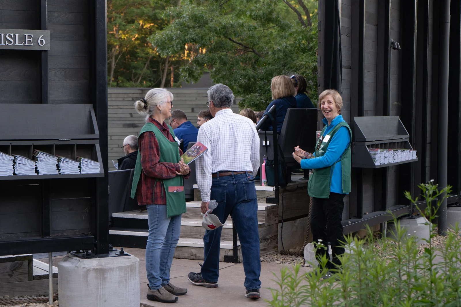 American Players Theatre Audience 2024 Outdoor Lobby Conversation