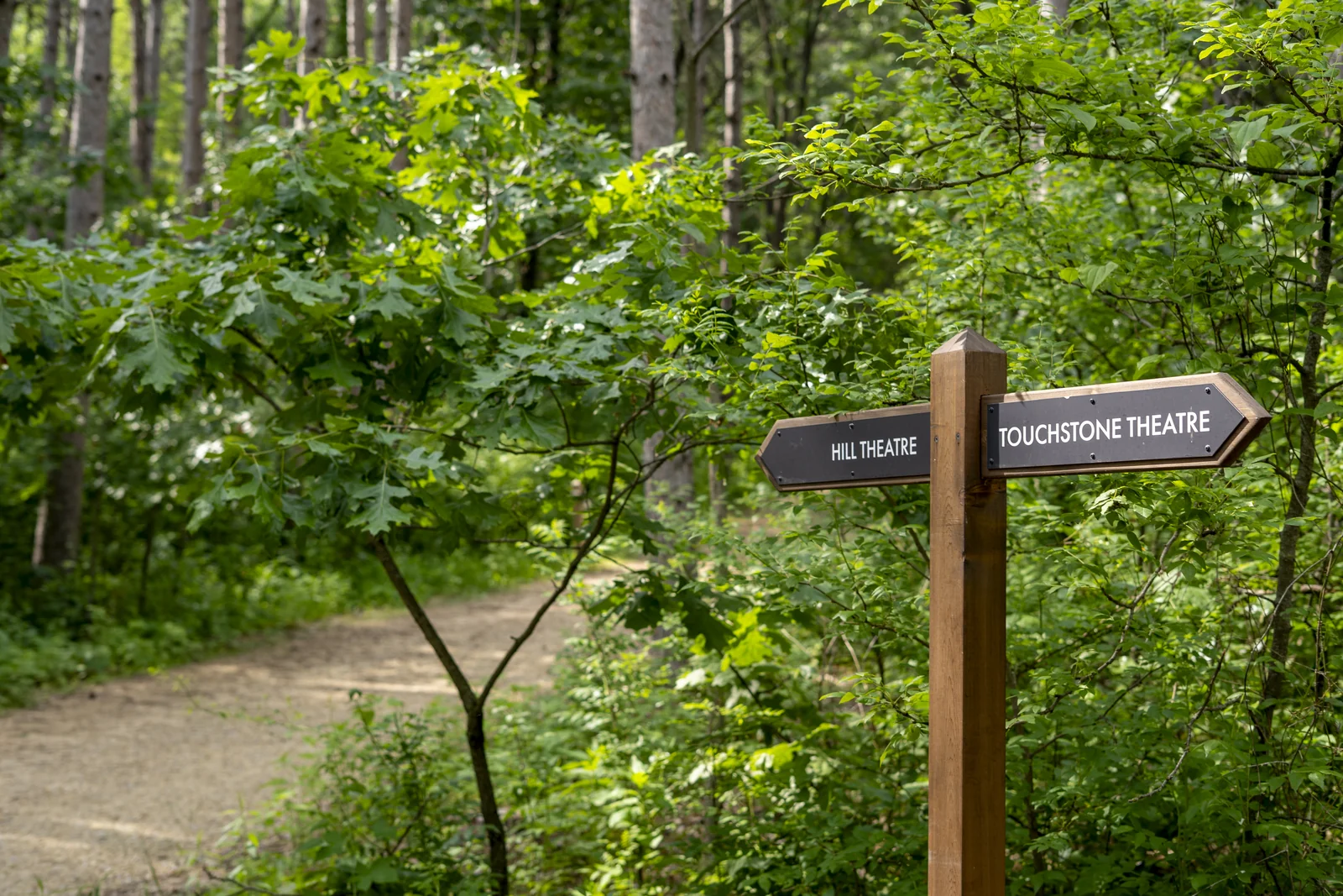 American Players Theatre Walking Path Wayfinding Signs Photo Credit Ha