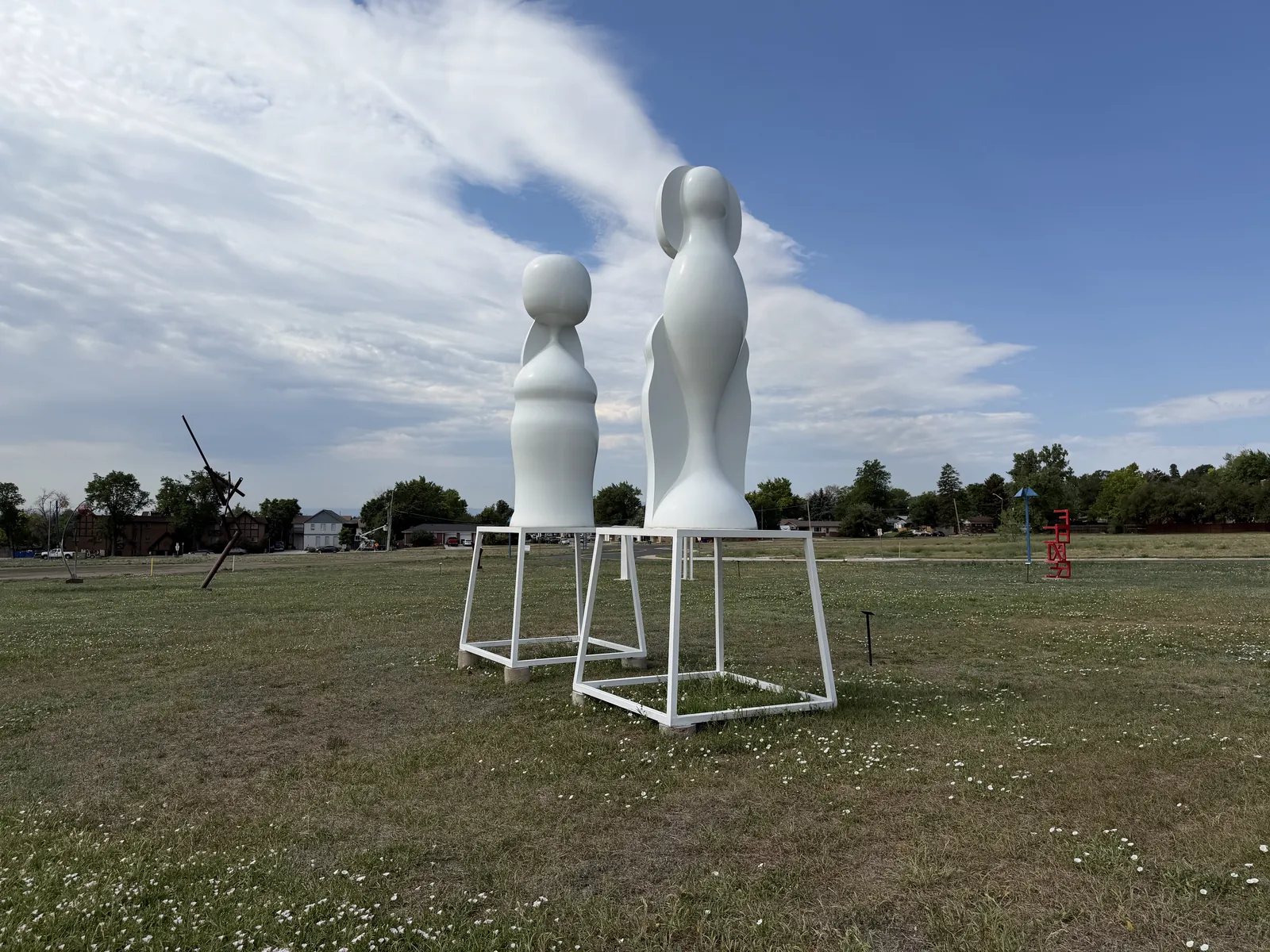 Arvada Center Exterior Sculpture White Smooth