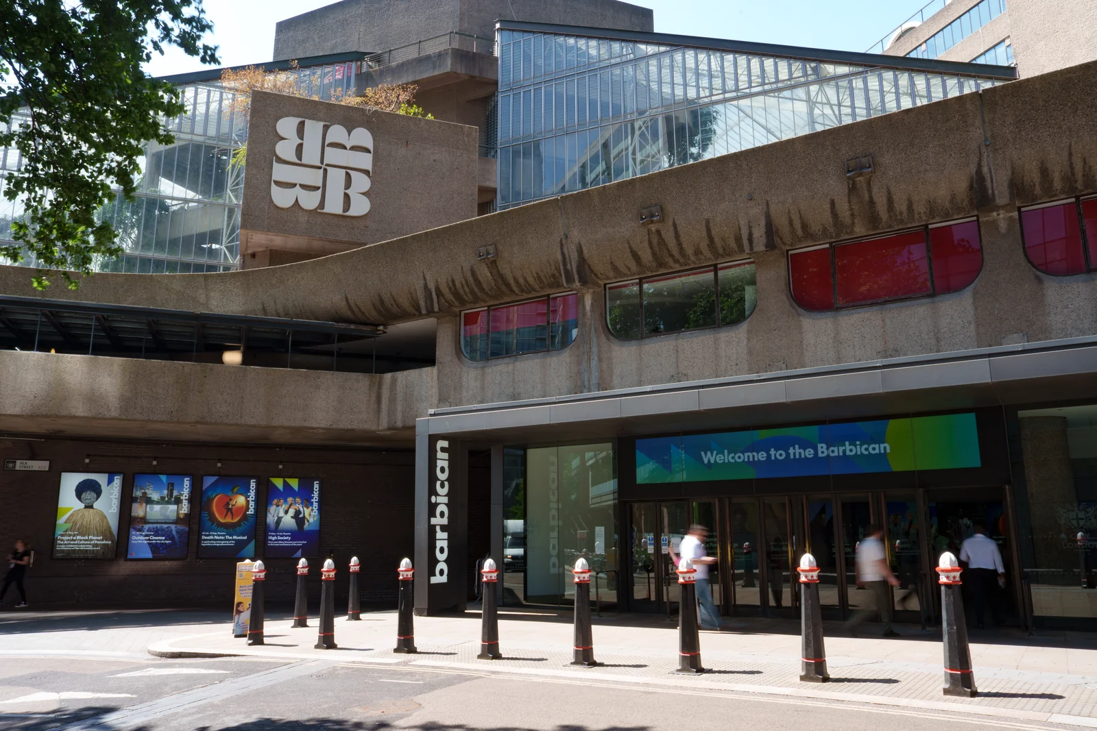 Barbican Exterior Main Entrance Posters And Signage 1