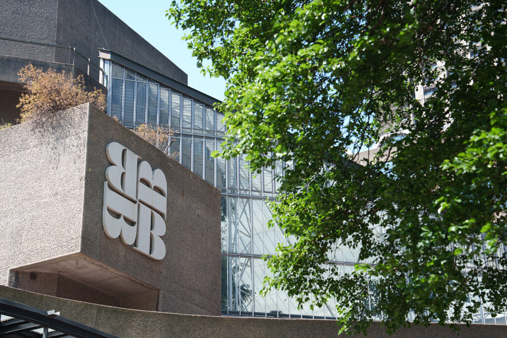 Barbican Exterior Sign