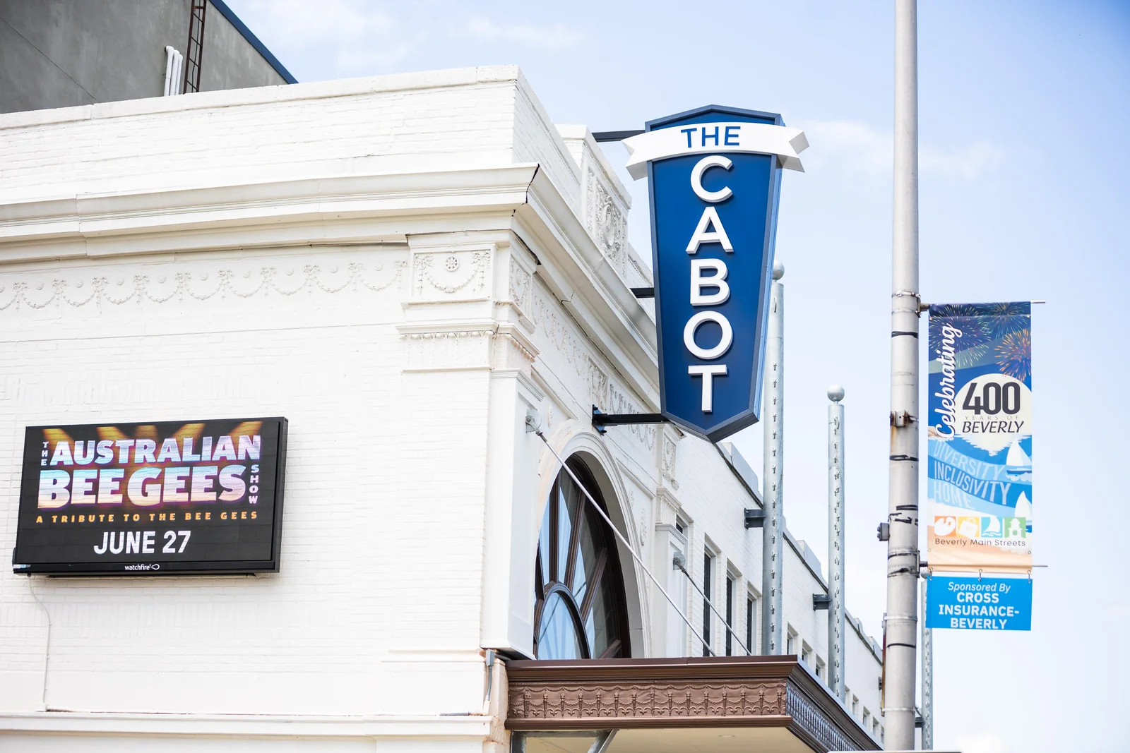 Cabot Theatre Exterior Marquee And Sign Photo Credit Haynes