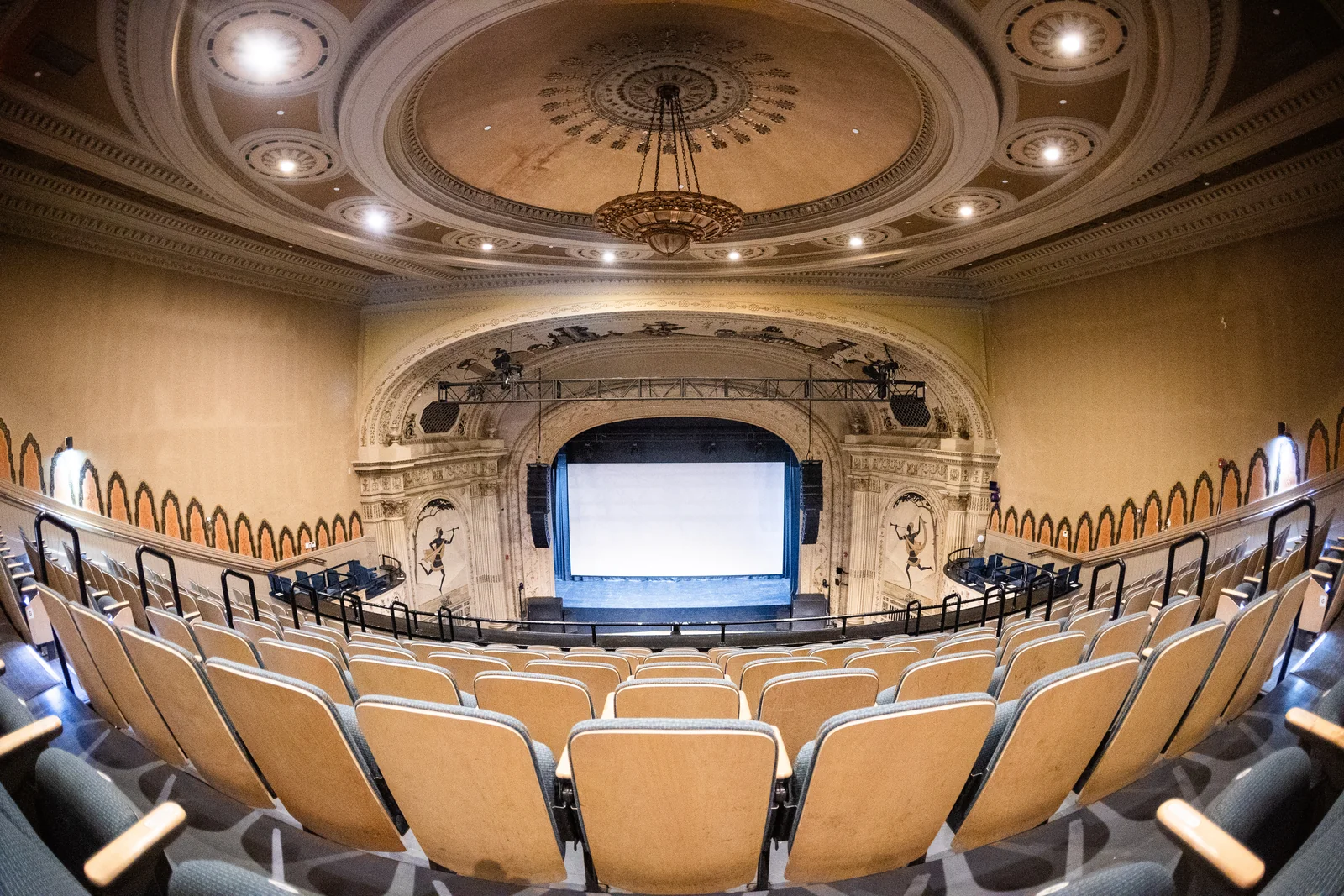 Cabot Theatre Interior Auditorium Stage Seating Photo Credit Haynes