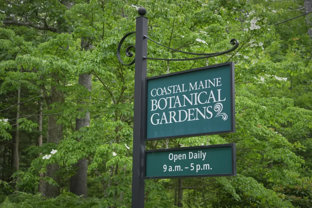 Coastal Maine Botanical Garden Exterior Sign