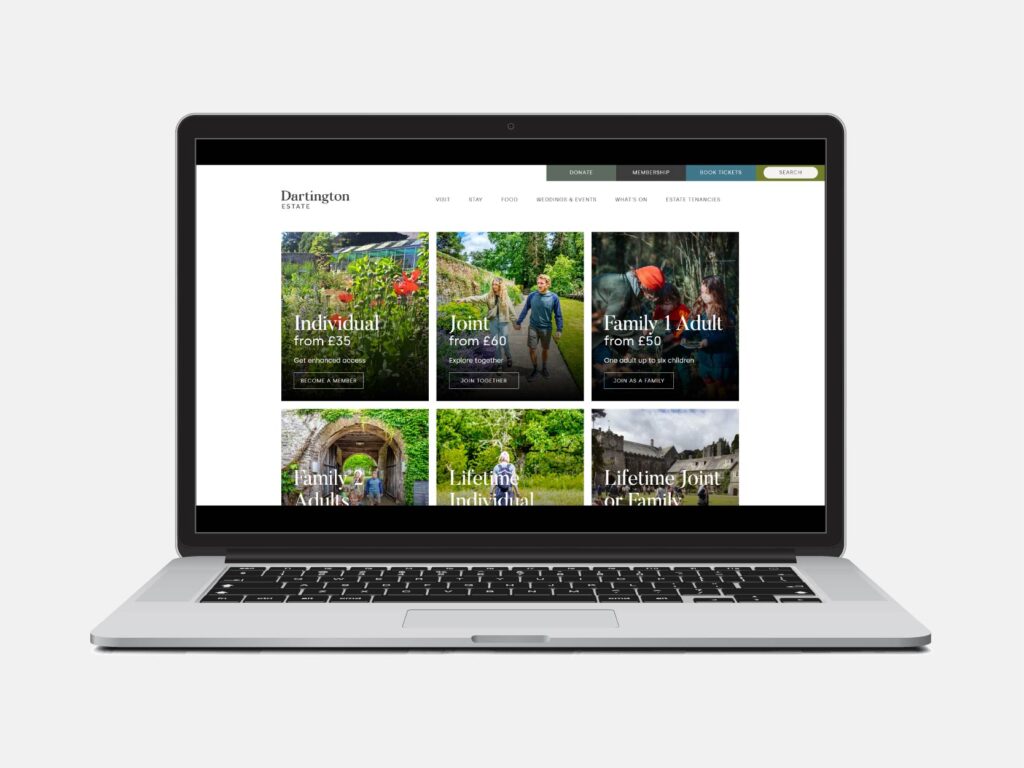 Dartington Website Laptop Basket Ticketing