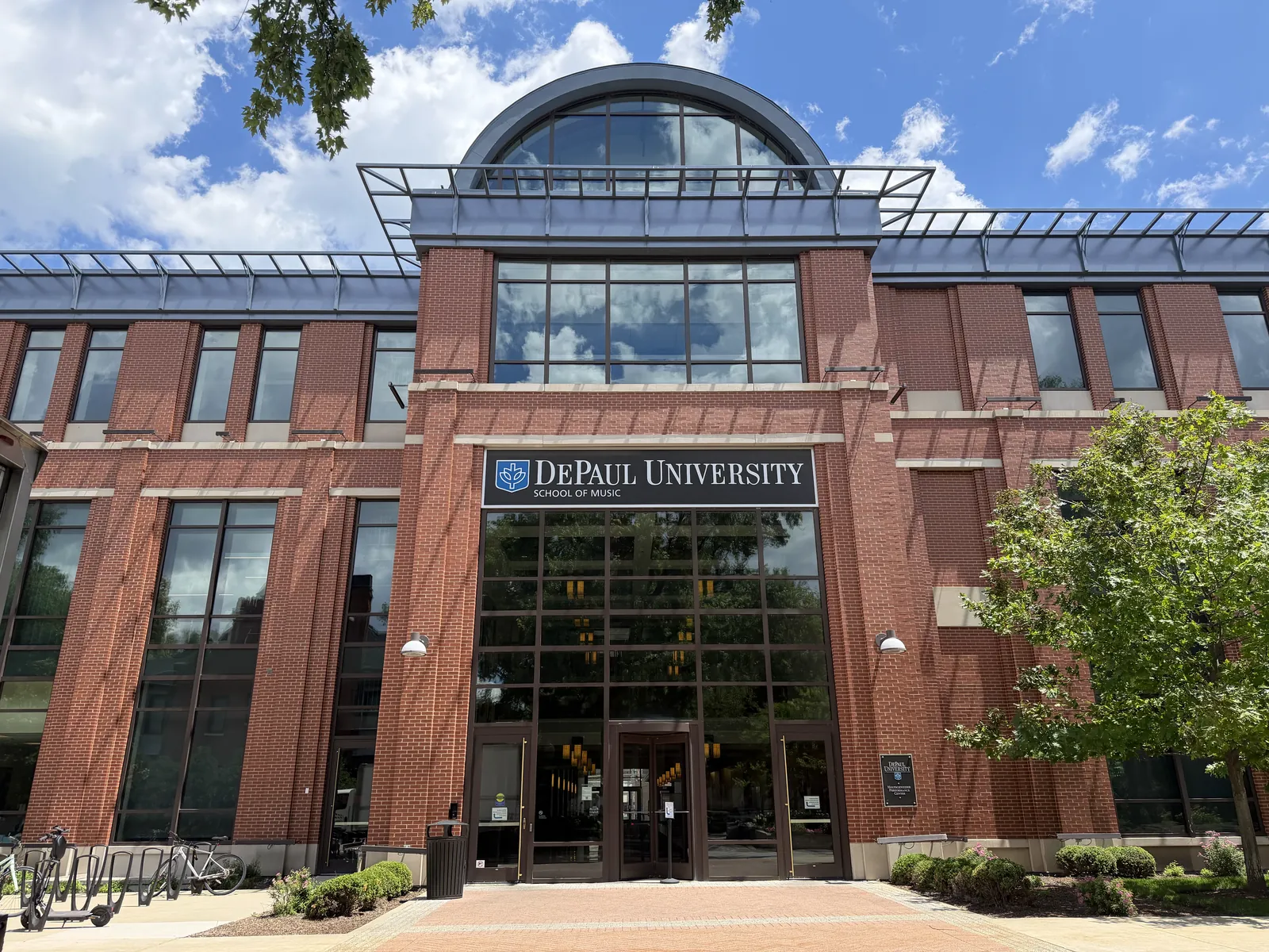Depaul University School Of Music Exterior Entrance