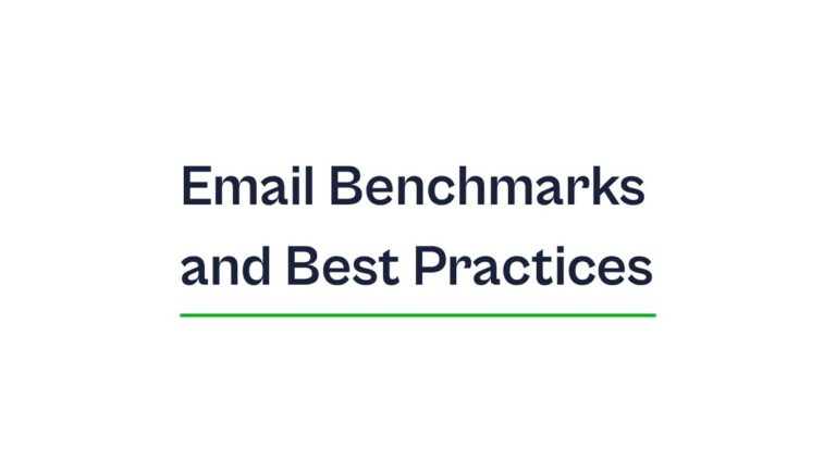 Email Benchmarks and Best Practices.