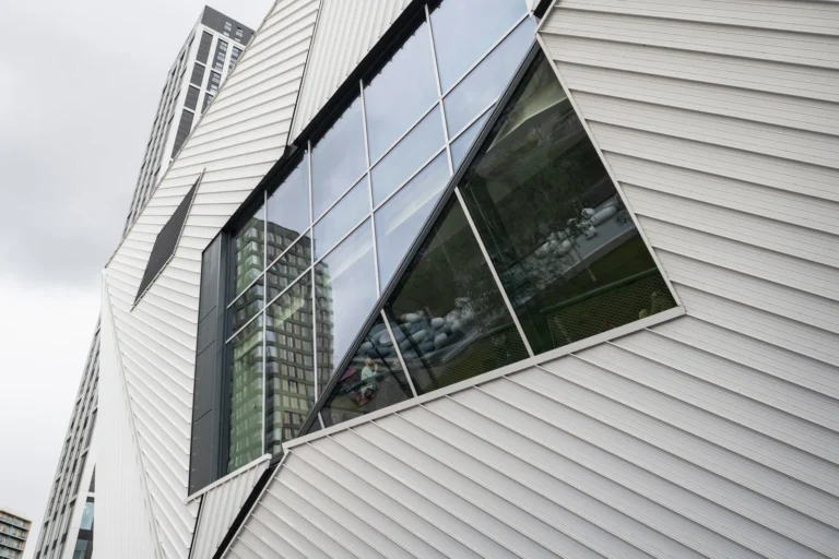 Factory International Aviva Studios Exterior Angled Window Detail