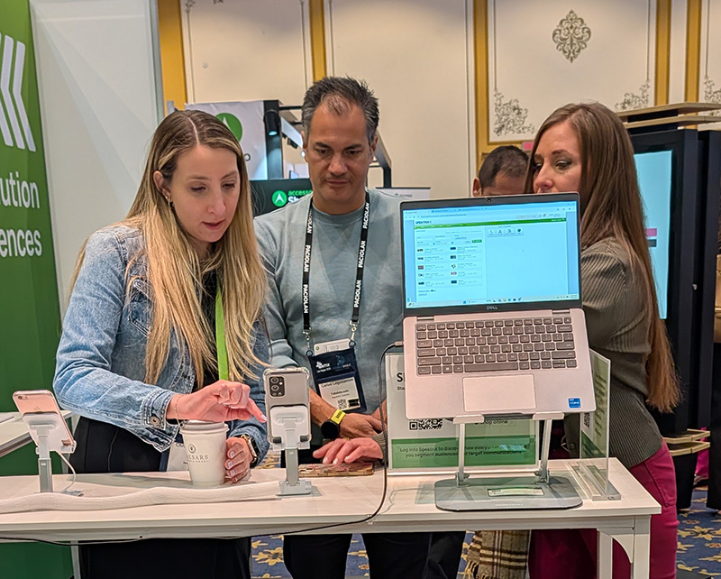 Chrissy Bellissimo Demoing The Spektrix System To A Prospective User At Intix 2026