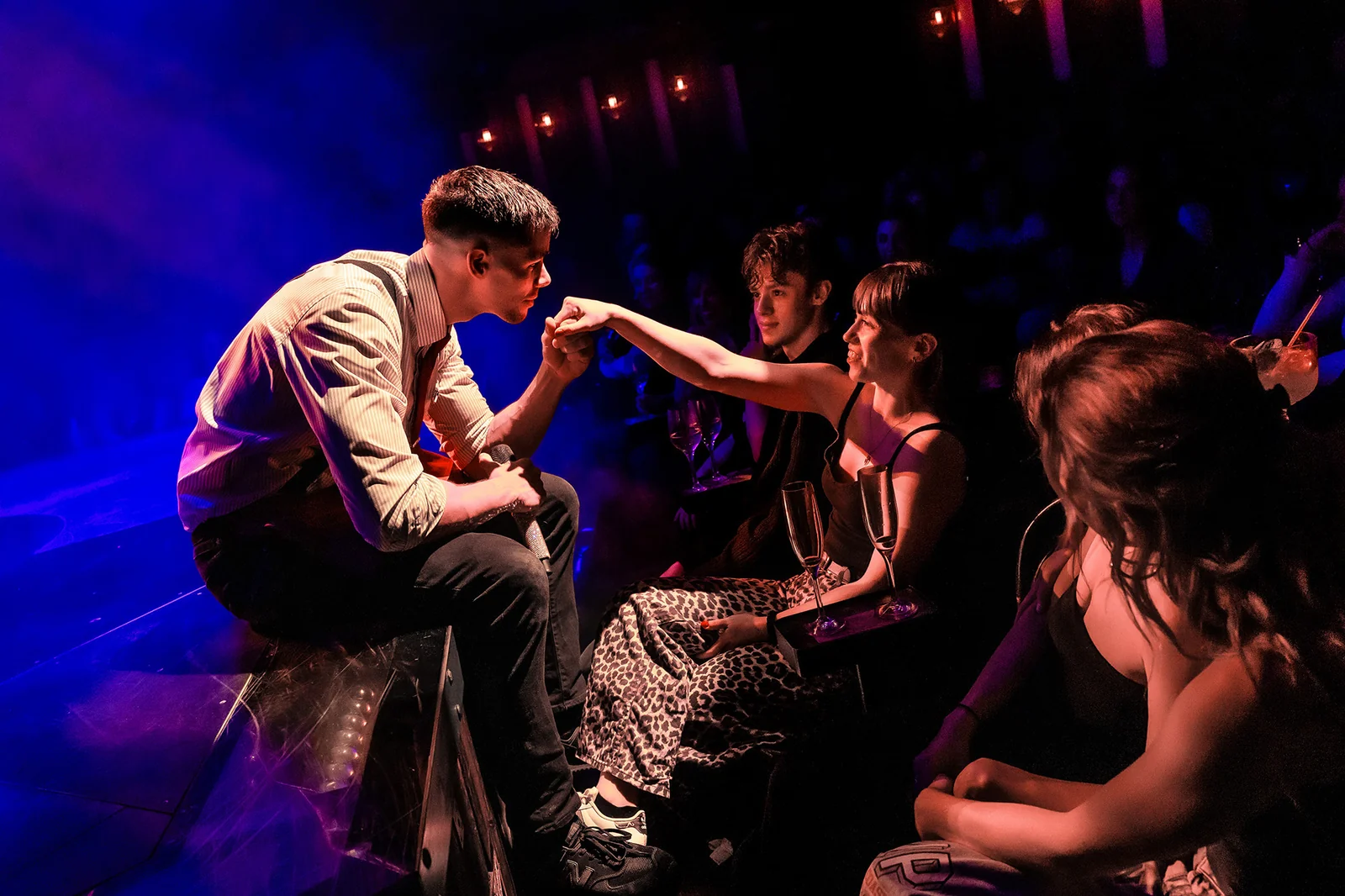 Magic Mike Live Audience Interaction On Stage