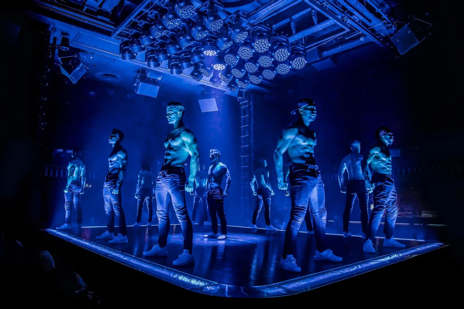 Magic Mike Live Las Vegas Blue Ensemble Stage Performance Photo Credit Jerry Metellus