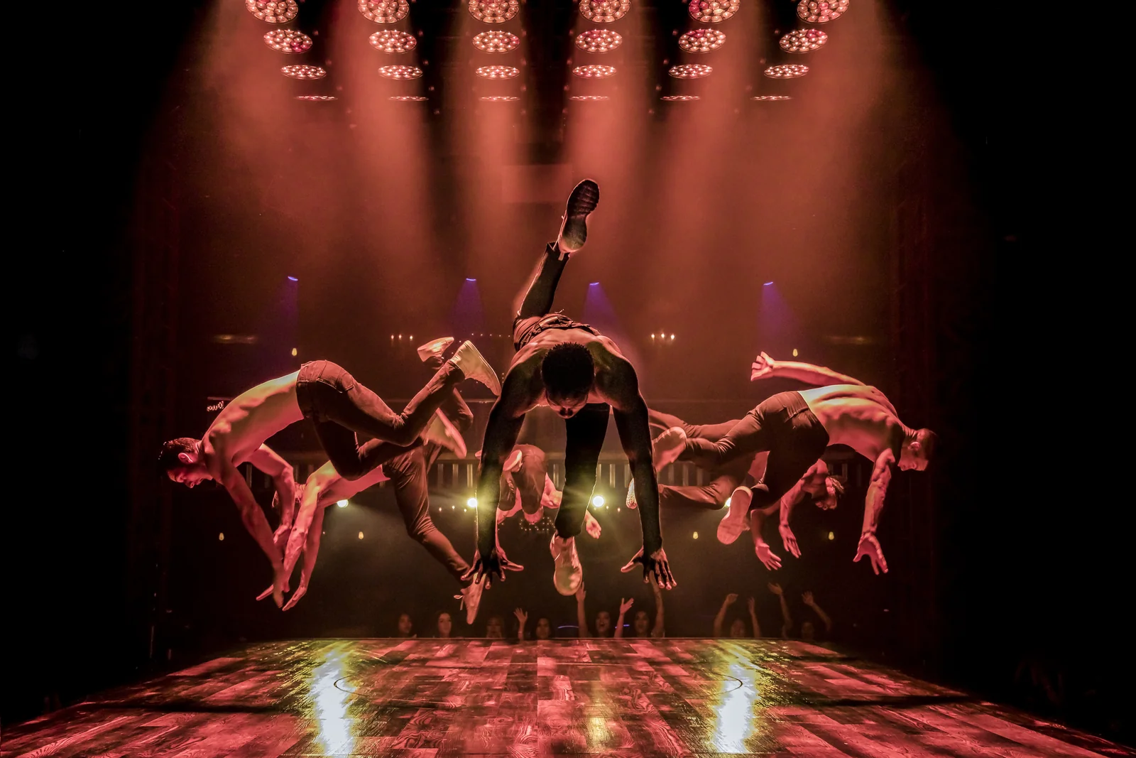 Magic Mike Live Las Vegas Group Acrobatic Stage Performance Photo Credit Jerry Metellus