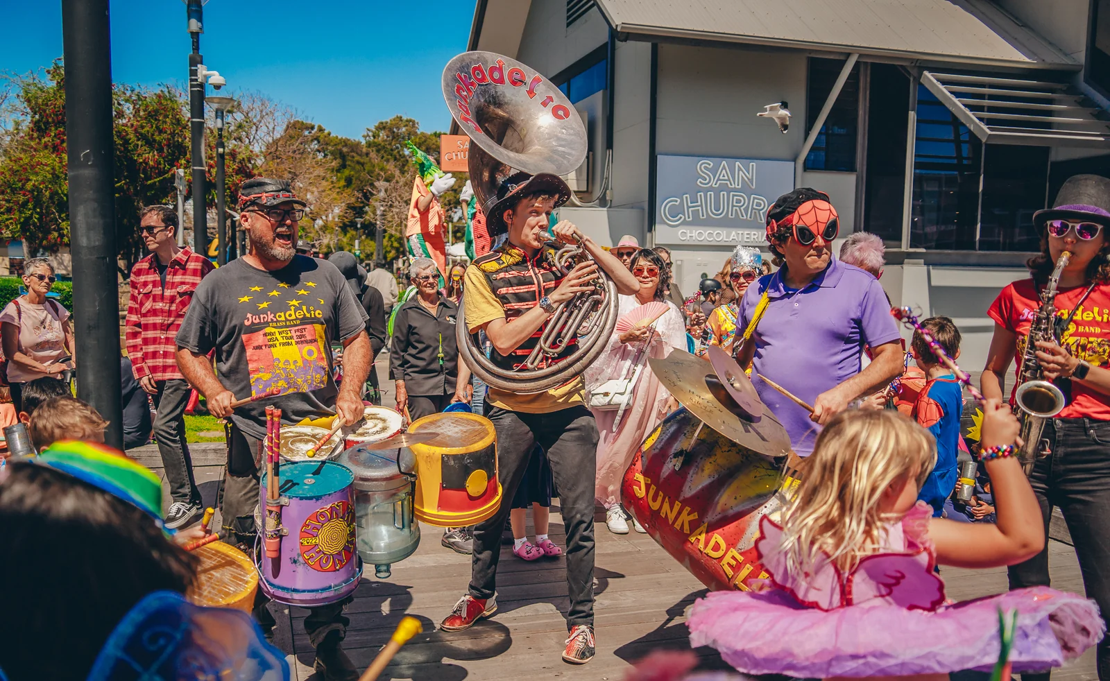 Mandurah Performing Arts Centre Big Dress Up Day 2023 Tuba Performer Photo Credit Mark Labrow Photography 1