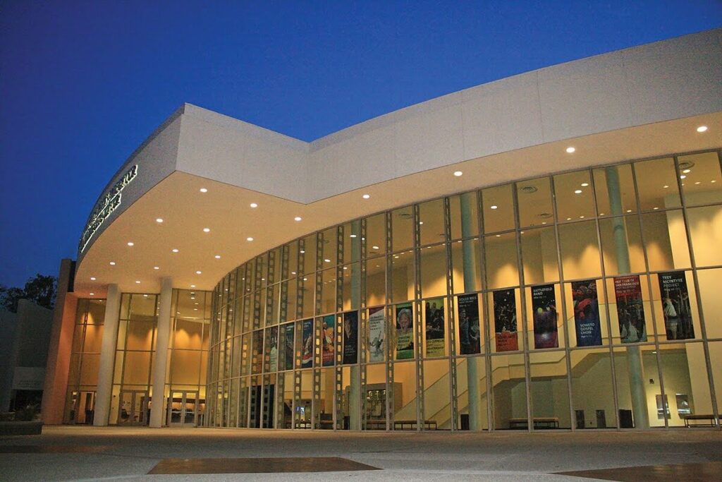 An Image Of The Exterior Of Musical Theatre West