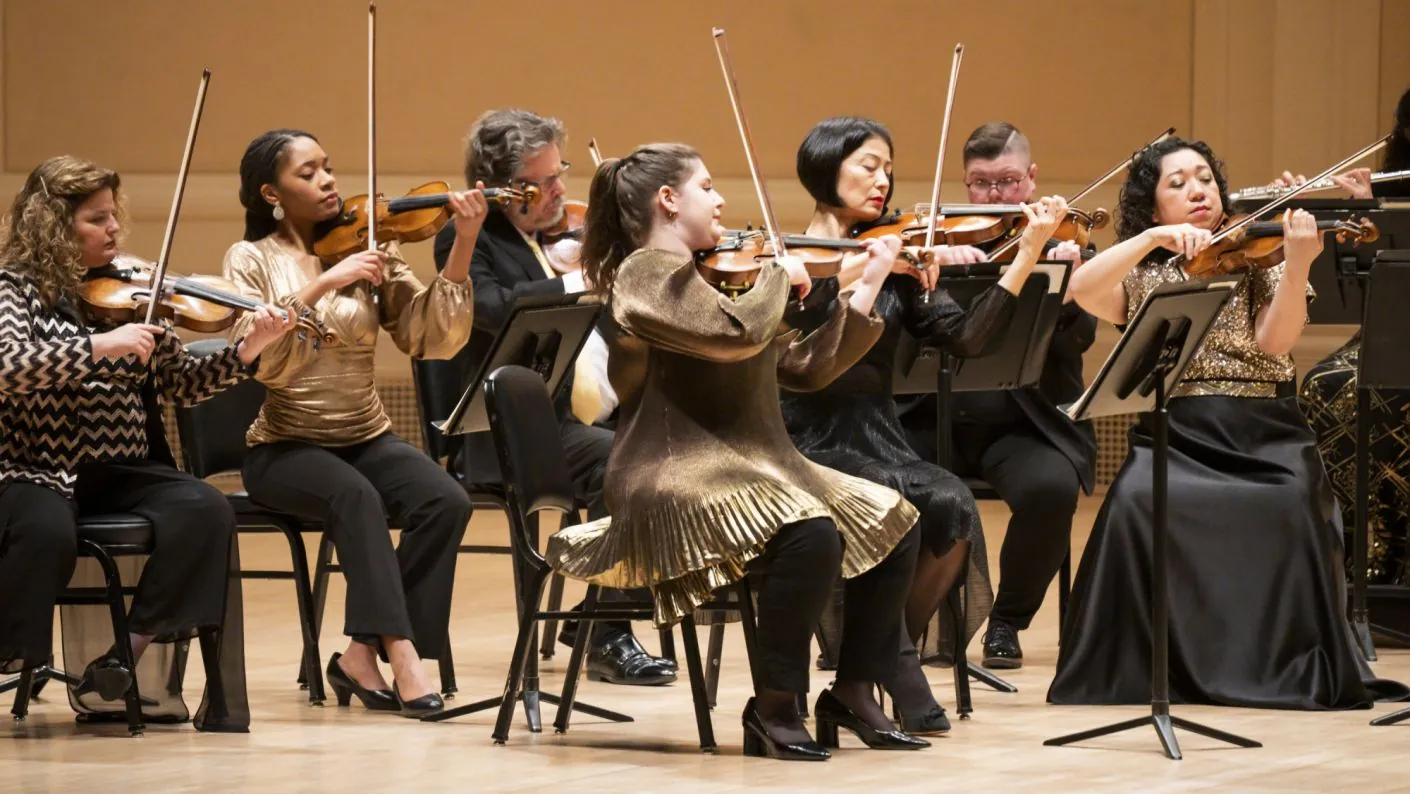 Orpheus Chamber Orchestra Interior Stage Musicians Players