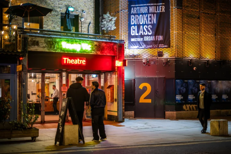Young Vic Theatre Exterior Night