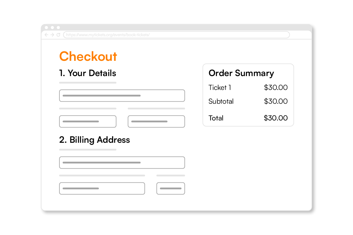 Example Of Checking Out On A Web Page With No Login Required